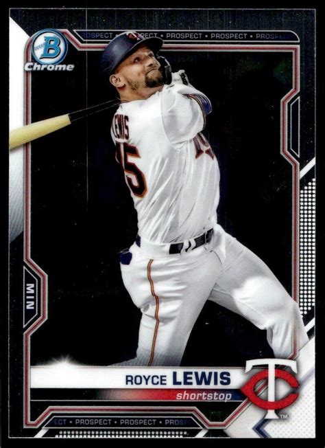 2021 Bowman Chrome Prospects Royce Lewis G940 Minnesota Twins BCP 63