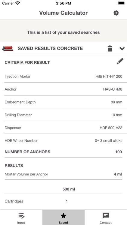 Hilti Volume Calculator By Hilti Ag