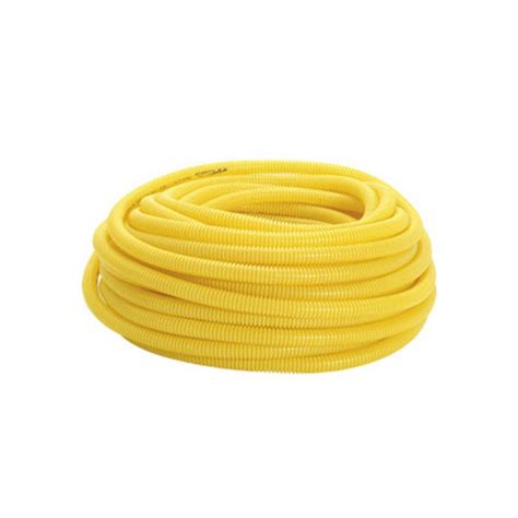 Conduíte Flexivel Pvc Corrugado 3 4 Dn25Mm 50 Metros Amarelo Submarino