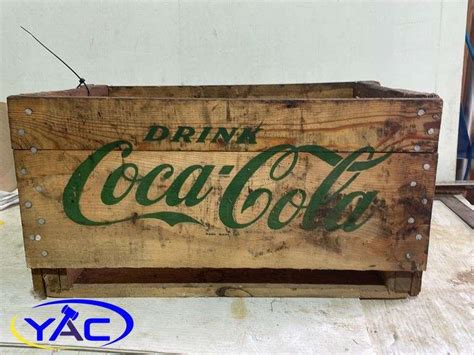 Antique Wooden Coca Cola Crate Yorkton Auction Centre