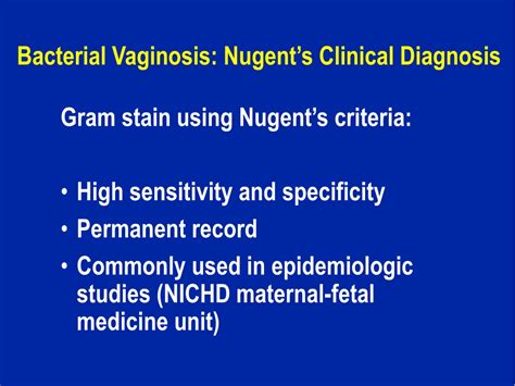 Ppt Bacterial Vaginosis And Pregnancy Clinical Overview And Public Health Implications