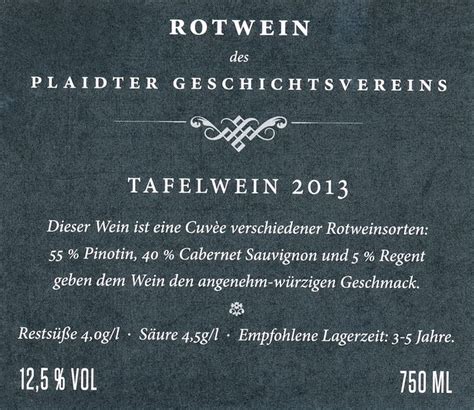 Unser Rotwein Plaidter Geschichtsverein