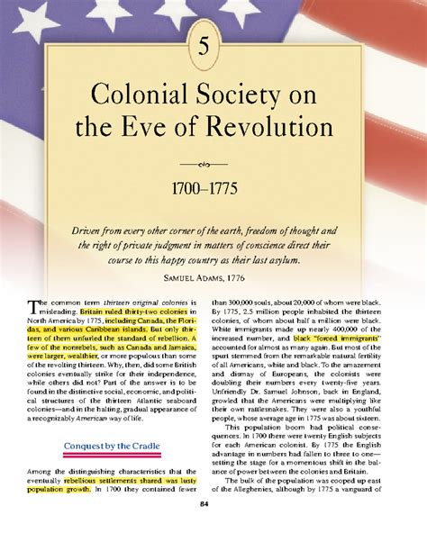 Americanpageantchapter 5 - 84 5 Colonial Society on the Eve of