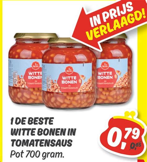 1de Beste Witte Bonen In Tomatensaus Aanbieding Bij Dekamarkt