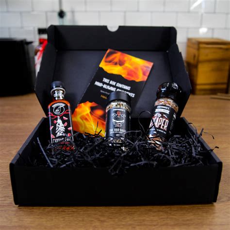 Hot And Spicy Condiment Gift Box By Condimaniac