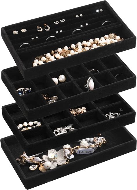 Amazon Findingking Gray Slot Size Jewelry Display Tray