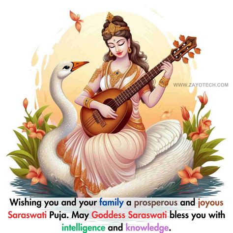 Happy Saraswati Puja Wishes 2024 Top Quotes Wishes Messages