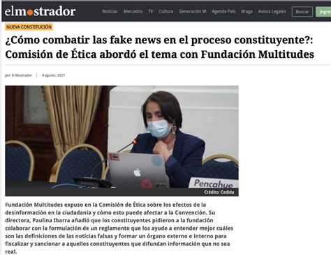 ¿cómo Combatir Las Fake News En El Proceso Constituyente Comisión De