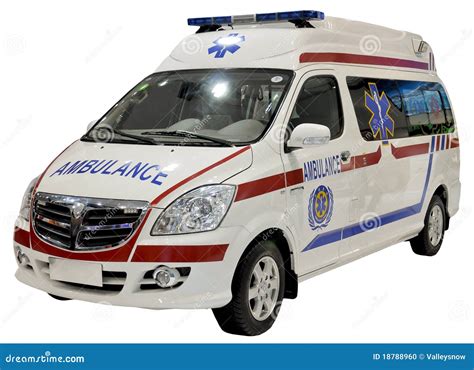 Ambulance Van Isolated Stock Photo - Image: 18788960