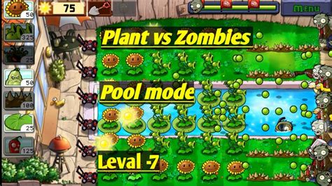 Plant Vs Zombies Gameplay Pool Mode Level 7 New Plant Spikeweed