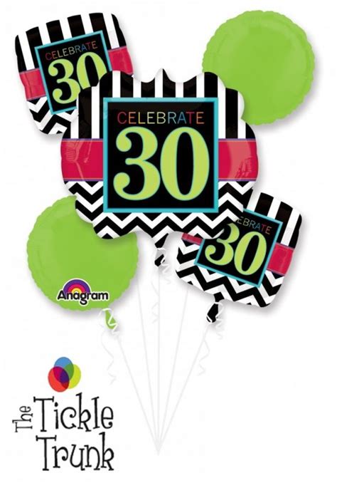 30th Birthday Celebration Balloon Bouquet | onlineweddingstore