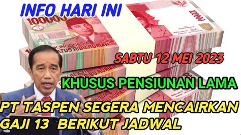 PT Taspen Segera Mencairkan Gaji 13 Untuk Pensiunan PNS Berikut Jadwal