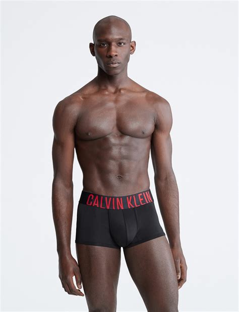 Calvin Klein Intense Power Low Rise Microfibre Trunk 3 Pack Black