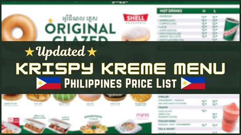 Krispy Kreme Philippines Menu And Prices July Philmenu