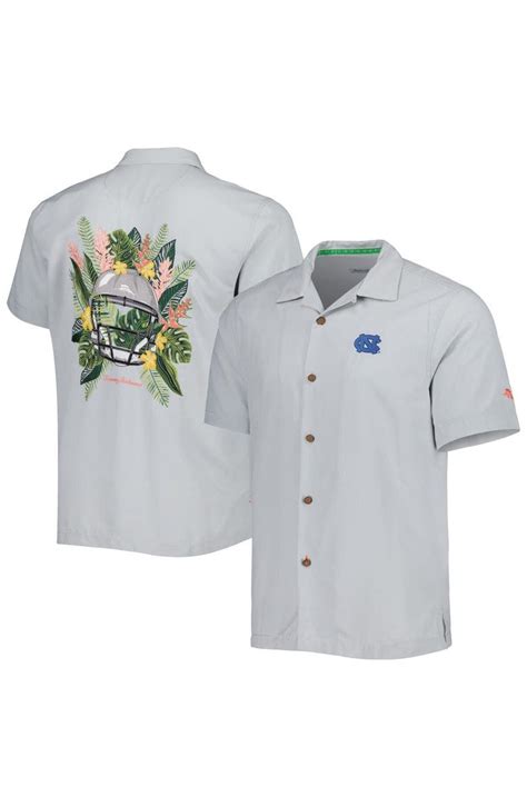 Tommy Bahama Mens Tommy Bahama Gray North Carolina Tar Heels Coconut Point Frondly Fan Camp