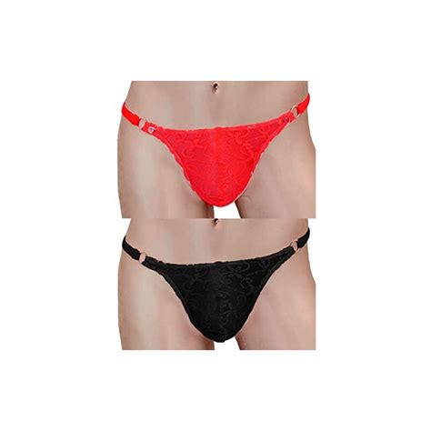 Vemefufu Sexy Pizzo Perizoma Uomo Intimo C String G Slip Boxer Tanga Uomini Hot Vita Bassa