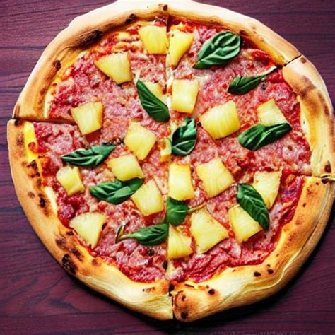 Pineapple Pizza Italian Openart