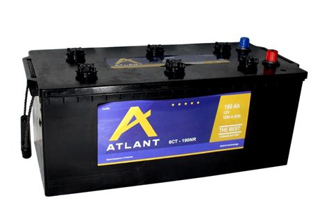 Купить аккумулятор ATLANT 6СТ-190 А/ч о.п. евро [д510ш220в220/1200А] в ...