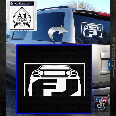 Toyota Fj Cruiser Decal Sticker Rt A1 Decals