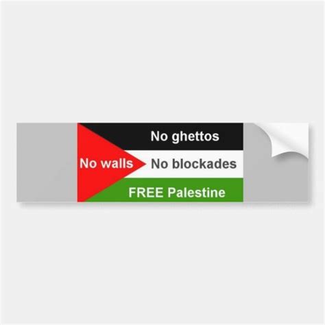 Free Palestine - Customized Bumper Sticker | Zazzle