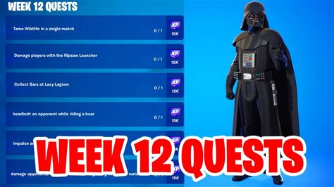 Week 12 Quests Fortnite All Week 12 Weekly Challenges Quest Guide