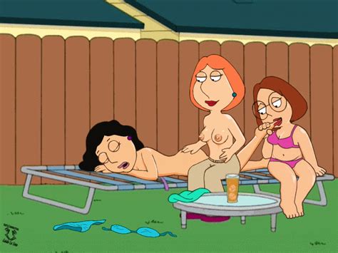 Lois und Quagmire von Family Guy betreiben heißes BDSM Telegraph