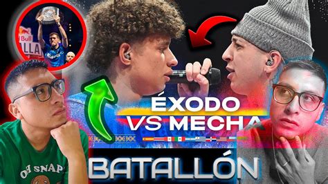 LA MECHA SE ENCENDIÓ vs ÉXODO LIRICAL RED BULL 2023 REACCIÓN EN