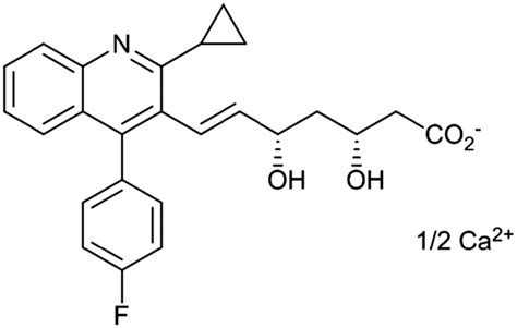 Chemical Structure Of The Pitavastatin Used In This Study Download