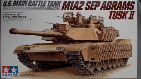 Unboxing The Tamiya M A Sep Abrams Tusk Ii Youtube