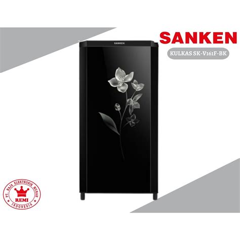 Jual KULKAS SANKEN SK V161F BK REFRIGERATOR 1 PINTU LEMARI ES