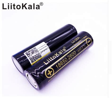 HK LiitoKala Lii 26A 3 7 V 18650 2600 MAh Li Ion O Grandado