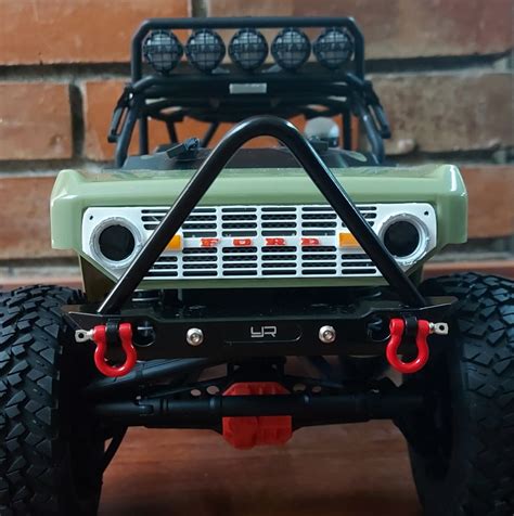 Stl File Rc Axial Scx10 Scx10 Ii 1 10 Deadbolt Bronco Grill With Lights Support 👽 ・3d Printer