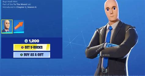 La Nueva Skin De Fortnite Hace Llegar Al Meme Stonks Al Battle Royale