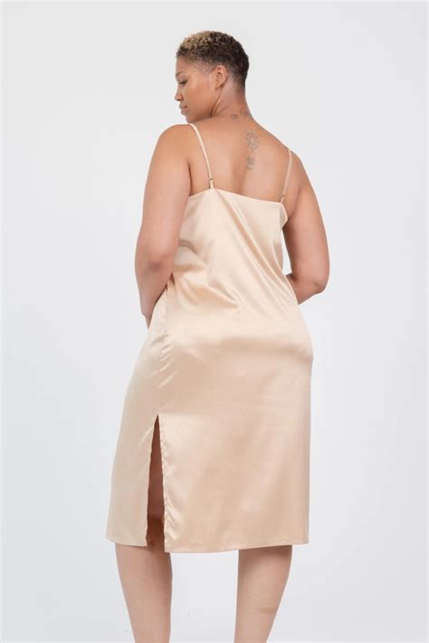 Silky Satin Slip Nightie IDENTITY LINGERIE