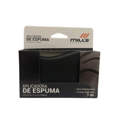 Aplicador De Espuma Anat Mica Para Pneus Mills Mm Clean Produtos