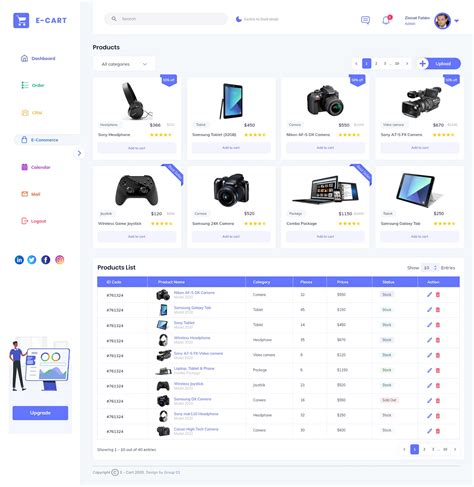 E Commerce Admin Dashboard Ui Behance