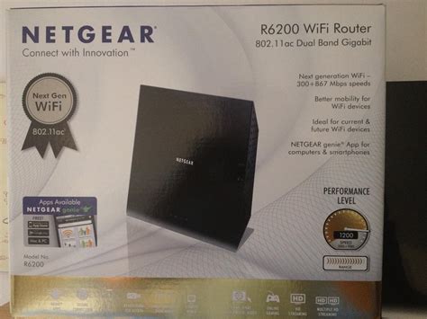 Netgear R6200 Wifi Router Wireless Router 4 Port Switch