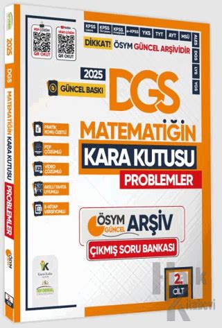 Dgs Matemati In Kara Kutusu Cilt Problem Konu Zetli Dijital