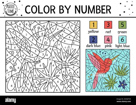 Summer Color By Number Printables