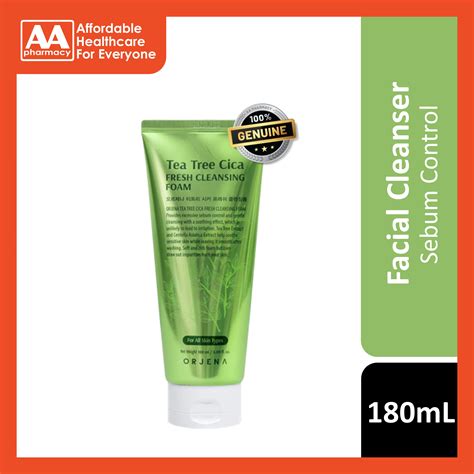 Orjena Tea Tree Cica Fresh Cleansing Foam 180mL – AA Pharmacy