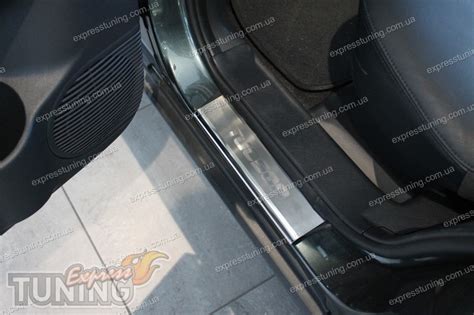 Накладки на пороги Хендай Туксон 1 (защитные накладки Hyundai Tucson 1 ...