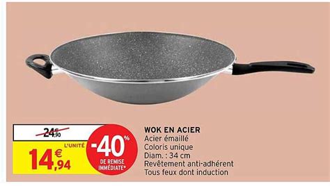 Promo Wok En Acier chez Intermarché Hyper iCatalogue fr