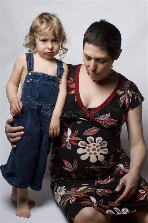 Mom And Son Acting Shy Stock Photo Image Of Beautiful 5321850