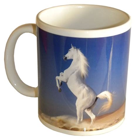 Mug D Coration Tasse Vaisselle Cadeau Cheval Blanc