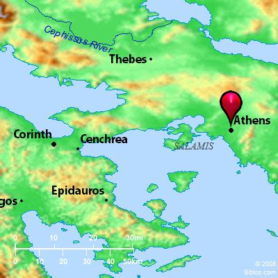 Bible Map: Areopagus (Athens)