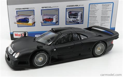 MAISTO 31849MBK Масштаб 1 18 MERCEDES BENZ CLK CLASS GTR STREET