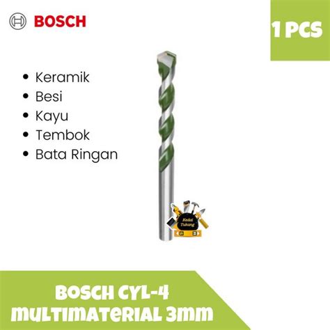 Jual Bosch Cyl Multipurpose Mm Mata Bor Besi Stainless Beton Kayu Di