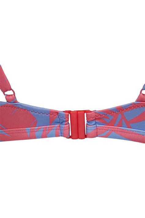 Pink Woman Defactofit Printed Bikini Top Defacto