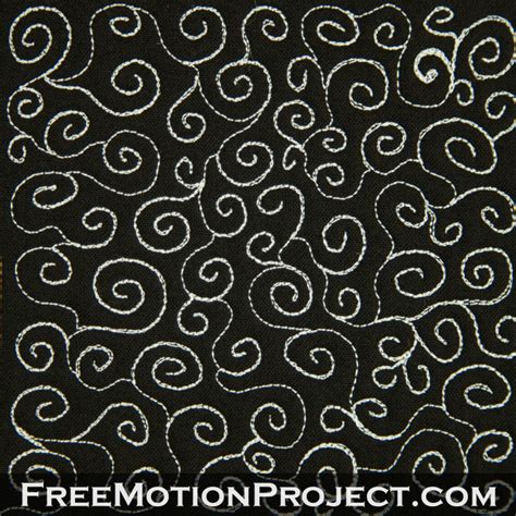 Day Cucumber Vine Free Motion Quilting Project