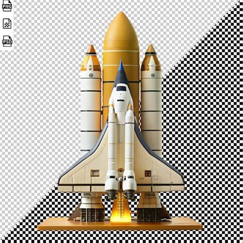 Premium PSD | A spaceship model